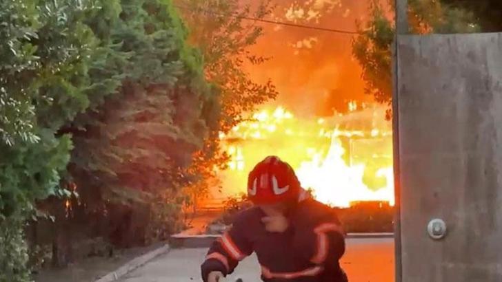 Sakarya'da kafede çıkan yangın korkuttu