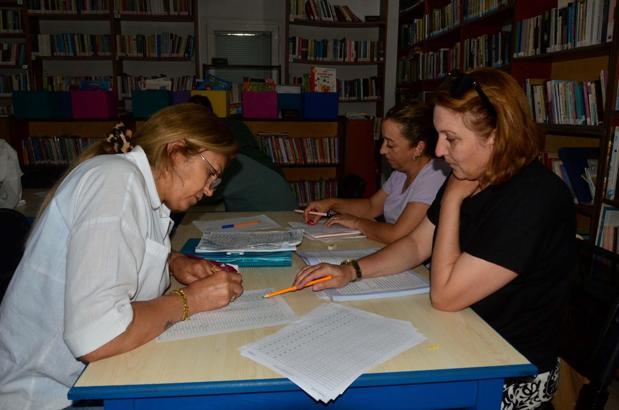 Bodrum'da yetişkinlere yönelik okuma yazma kursları sürüyor