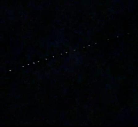 Diyarbakır’da Starlink uyduları görüntülendi