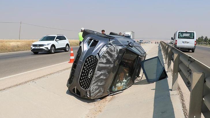 Cip refüjdeki su kanalına devrildi: 1 ölü, 3 yaralı