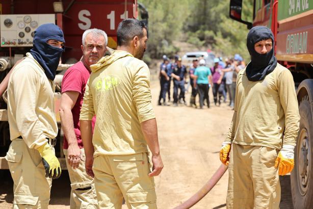 Sakarya'da çıkıp Bilecik'e sıçrayan orman yangını 2'nci gününde (2)