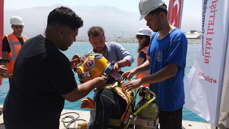 Denizde ‘sanayi dalgıçlığı’ eğitimi