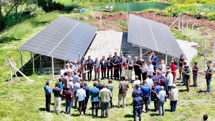 Sulucaova köyüne güneş paneli sistemi