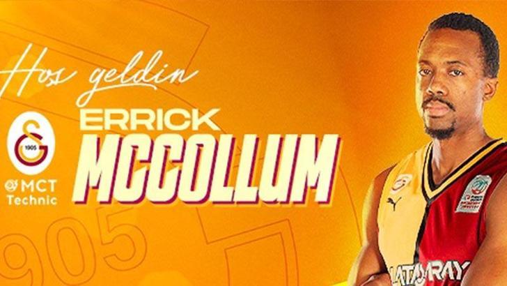 Errick McCollum yeniden Galatasaray’da