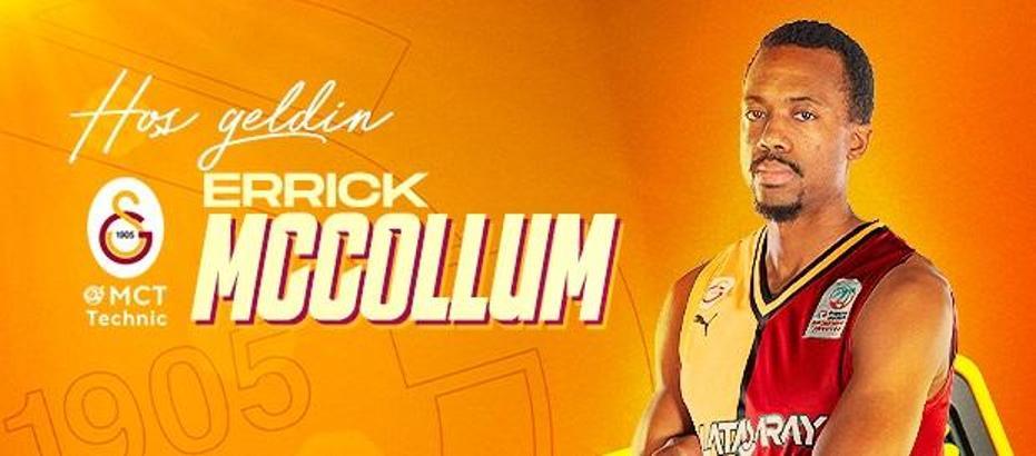 Errick McCollum yeniden Galatasaray’da