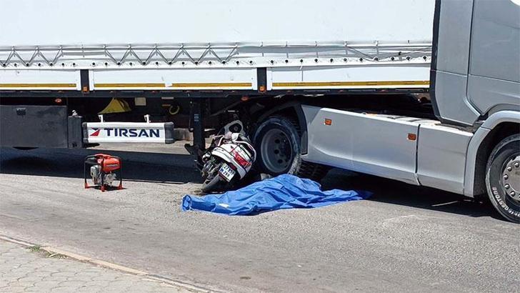 TIR’ın çarptığı motosikletteki 2 kişi öldü