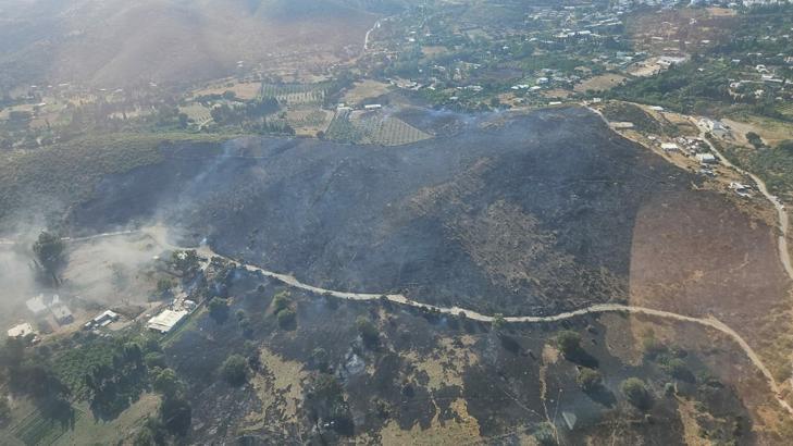 Bodrum'da maki yangını (2)