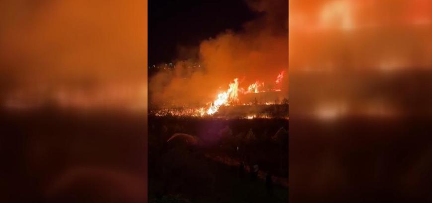 Ankara’da boş arazideki yangın 2 saatte söndürüldü