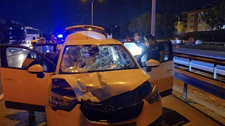 Sultanbeyli TEM'de otomobilin çarptığı yaya hayatını kaybetti