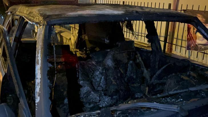 Otomobili kundaklandı, terk ettiği kocasından şikayetçi oldu