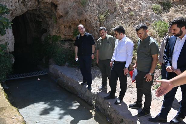 Derik’te zeytin ağaçları için sulama çalışması