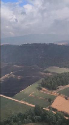 Sakarya'da çıkıp Bilecik’e sıçrayan orman yangını 3’üncü gününde (2)