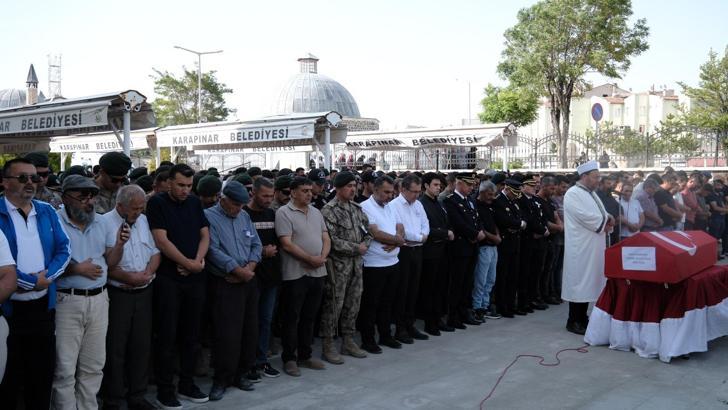 Çankırı'daki kazada yaşamını yitiren 2 polis memuru, memleketlerine uğurlandı (2)