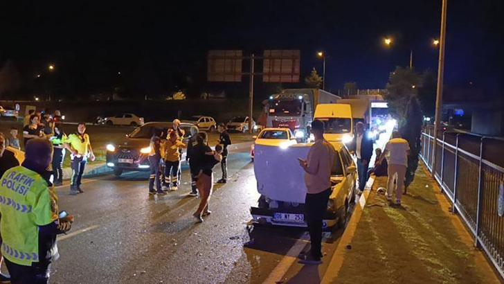 Bursa’da zincirleme kaza: 4 yaralı