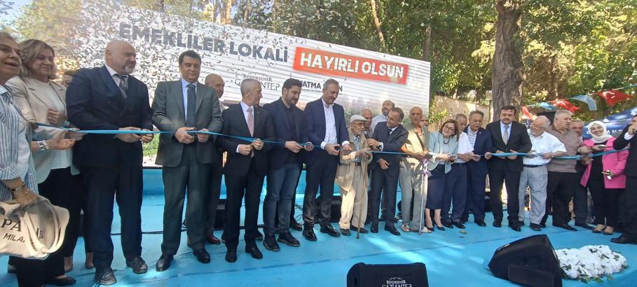 Gaziantep’te emekliler lokali açıldı