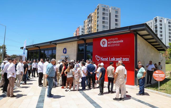 Antalya Büyükşehir Belediyesi Kent Lokantası hizmete girdi