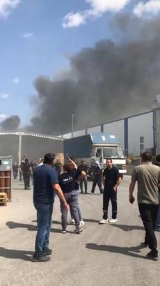 Eskişehir’de fabrika yangını (2)