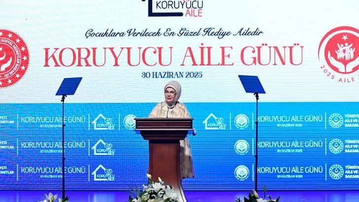 Emine Erdoğan: Koruyucu Aile Sistemi'nin tüm dünyada yaygınlaşması elzemdir
