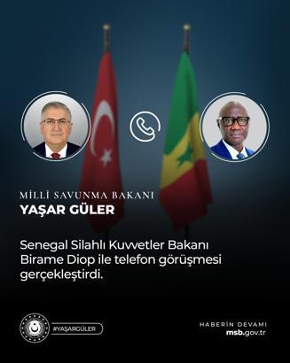 Bakan Güler, Senegal Silahlı Kuvvetler Komutanı ile görüştü