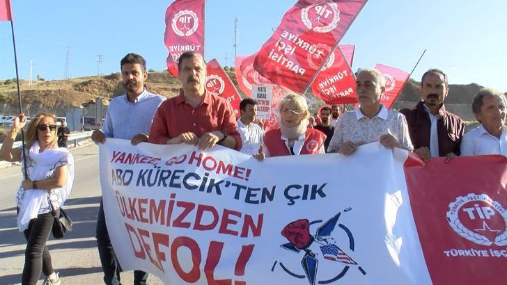 TİP üyelerinden Kürecik Radar Üssü'ne yürüyüş