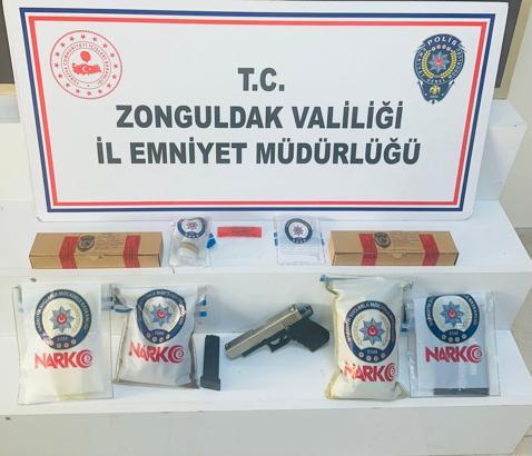Zonguldak’ta uyuşturucu operasyonu: 1 tutuklama