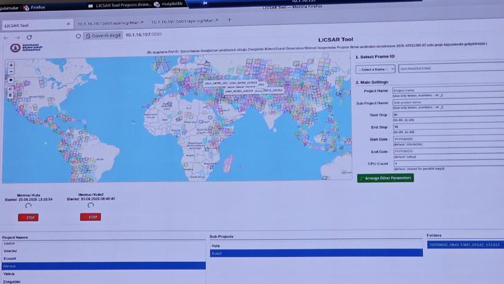 16 ayrı işlemi yapıp heyelanı önceden uyaracak ve depremleri inceleyebilen yazılım geliştirildi