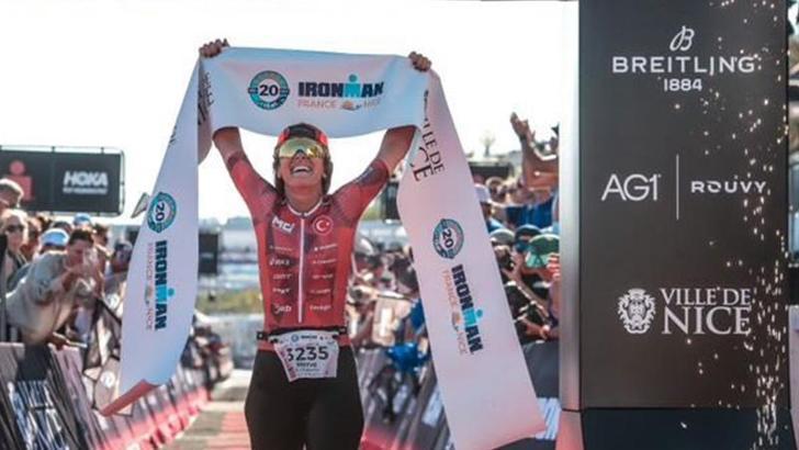 Merve Güney, IRONMAN France yarışında zirveye çıktı