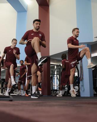 Trabzonspor’da sabah antrenmanı tamamlandı