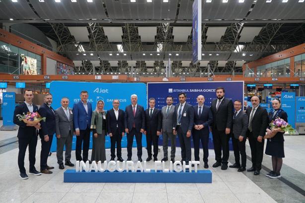 AJet, Suriye’de Şam seferlerine başladı