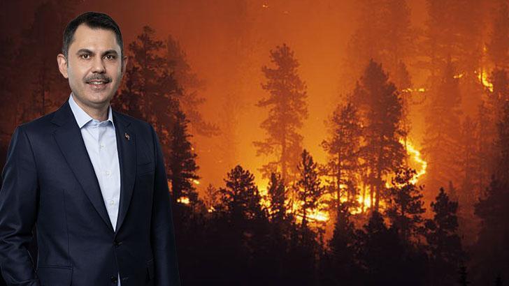 Bakan Kurum: Orman yangınlarında 132 bağımsız birim ağır hasar gördü