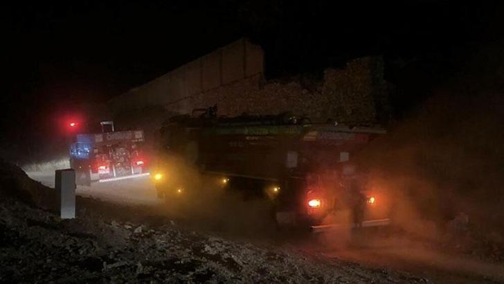 Balıkesir'de zeytinlikte çıkan yangın kontrol altında