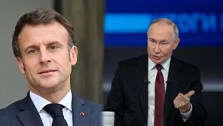 Putin ve Macron, telefonda görüştü