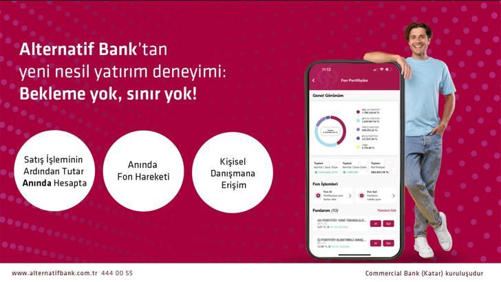 Alternatif Bank, yatırım fonlarına dair kullanıcı deneyimini yeniledi
