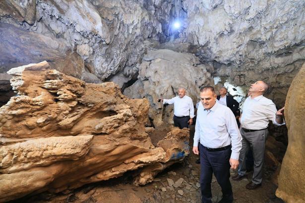 Vali Akbıyık'tan Yerküpe Mağarası'na ziyaret