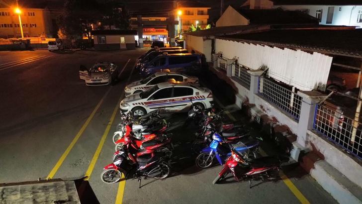 Sakarya’da 16 bin 466 motosiklet kontrol edildi, 448 sürücü trafikten men edildi