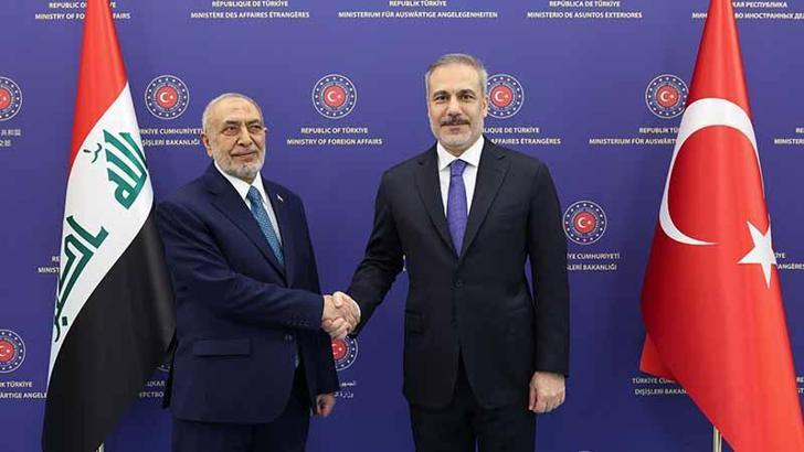 Bakan Fidan, Irak Temsilciler Meclisi Başkanı Meşhedani ile görüştü