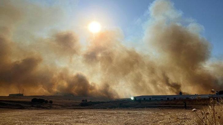 Manisa’da çıkan yangın İzmir’e ulaştı