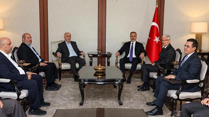 Bakan Fidan, Ankara’da Hamas heyeti ile görüştü