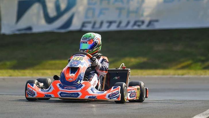 Alp Aksoy, WSK European Series için pistte