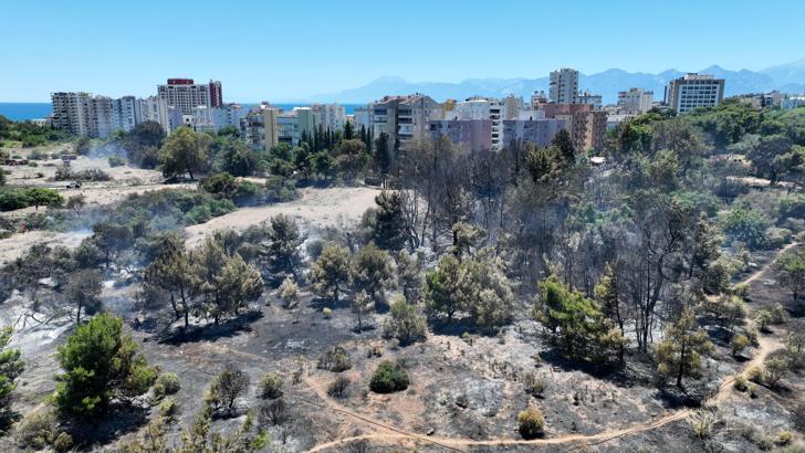 Büyükşehir İtfaiyesi, alevlerle mücadelesini sürdürüyor