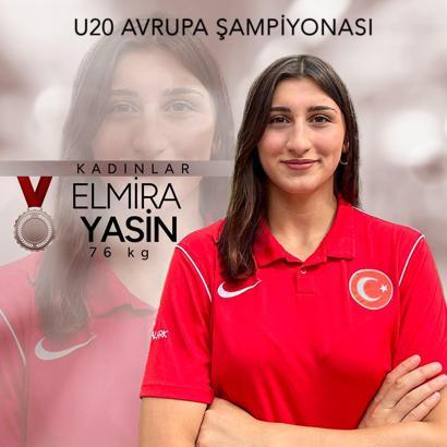 Elmira Yasin, U20 Avrupa Güreş Şampiyonası’nda üçüncü oldu