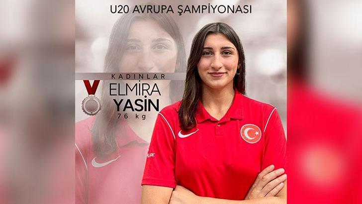Elmira Yasin, U20 Avrupa Güreş Şampiyonası’nda üçüncü oldu