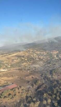 İzmir Ödemiş'teki orman yangını 3'üncü gününde