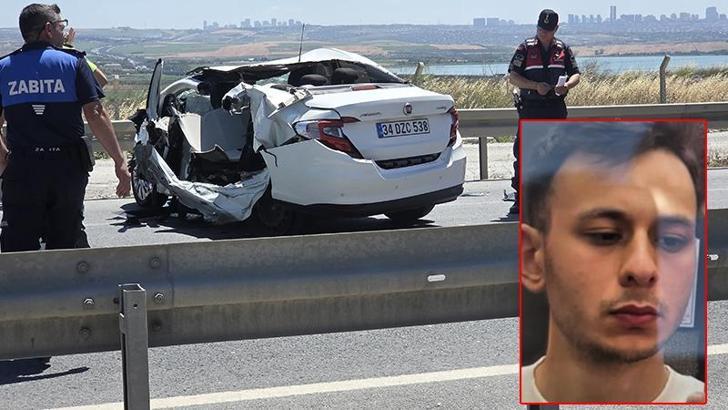 Çatalca'da otomobil bariyerlere çarptı: 1 astsubay hayatını kaybetti, 2 uzman çavuş yaralandı