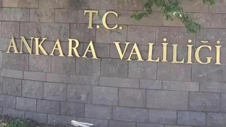 Ankara Valiliği'nden 'test uçuşu' duyurusu