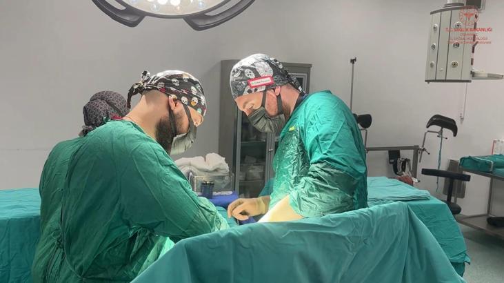 Osmaniye’de pelvik ektopik böbreğe sahip kadın operasyonla doğum yaptı