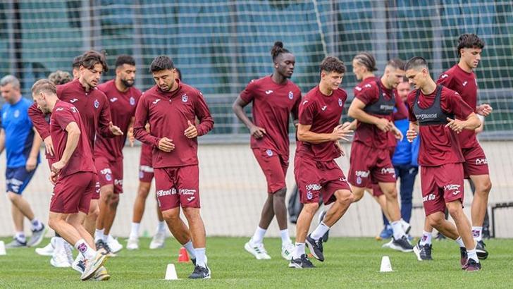Trabzonspor’da sabah antrenmanı tamamlandı
