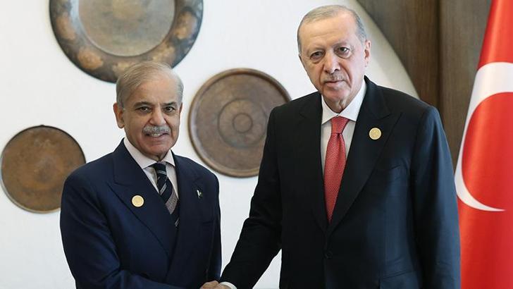 Cumhurbaşkanı Erdoğan, Pakistan Başbakanı Şerif ile görüştü