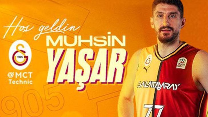Basketbolda Galatasaray, Muhsin Yaşar'ı kadrosuna kattı
