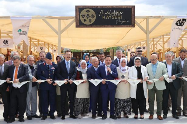 Kayseri’de, Anadoludakiler pazarı açıldı